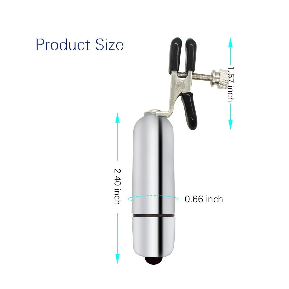 Lovemesex Nipplettes Vibrating Nipple Clamps