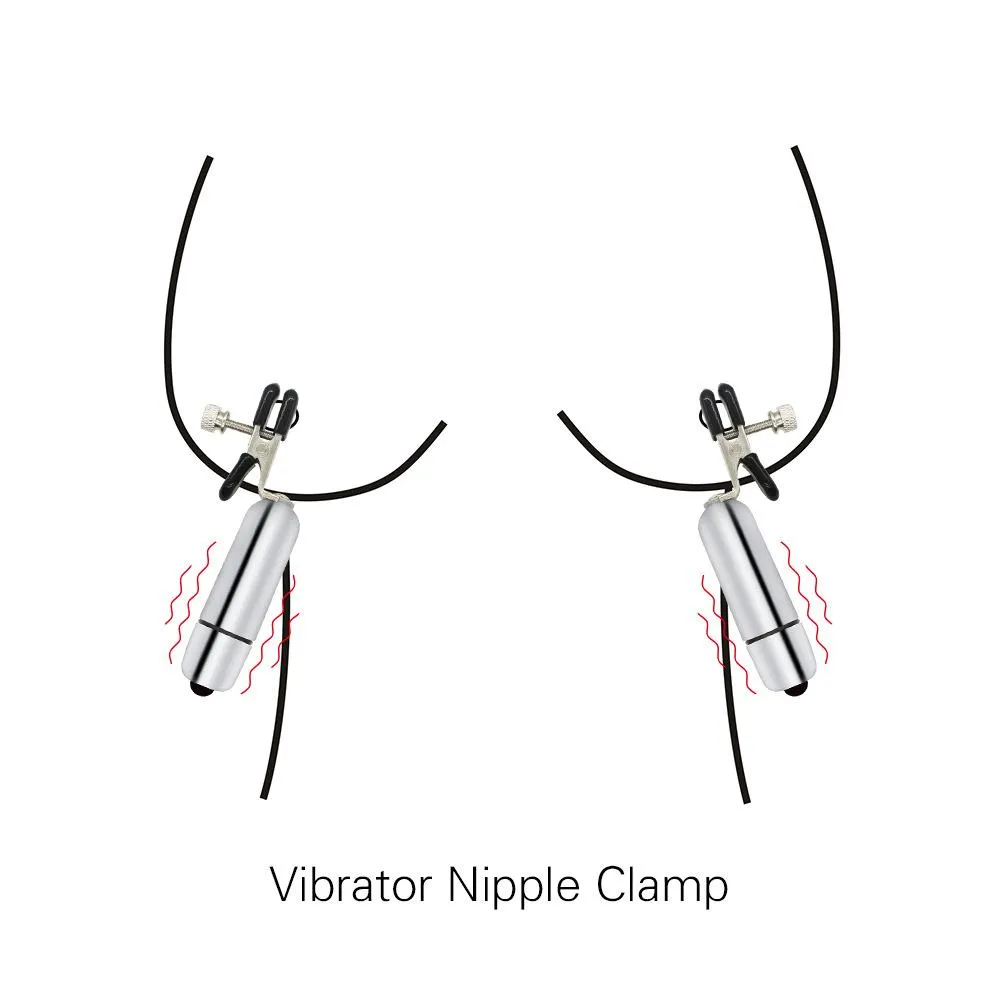 Lovemesex Nipplettes Vibrating Nipple Clamps