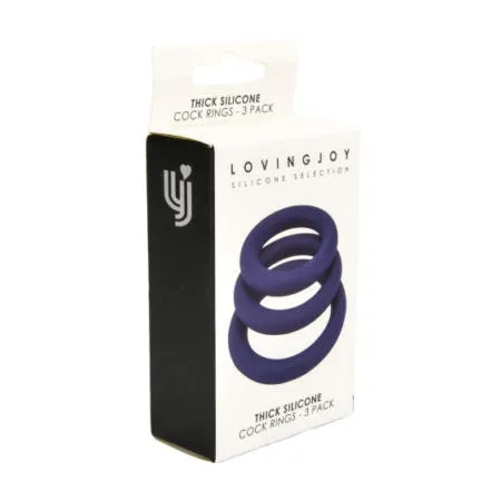 Loving Joy Silicone Cock Ring Set