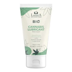 Lubrifiant LUXURIA Bio Lubricant. formulă naturală pe bază de apă. cu efect de lungă durată. 50 ml (verde)