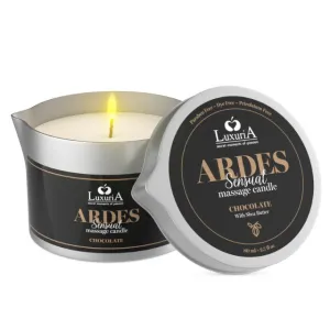 Lumânare pentru masaj LUXURIA Ardes Sensual - Chocolate. cu unt de shea. aromă de ciocolată. 80 ml