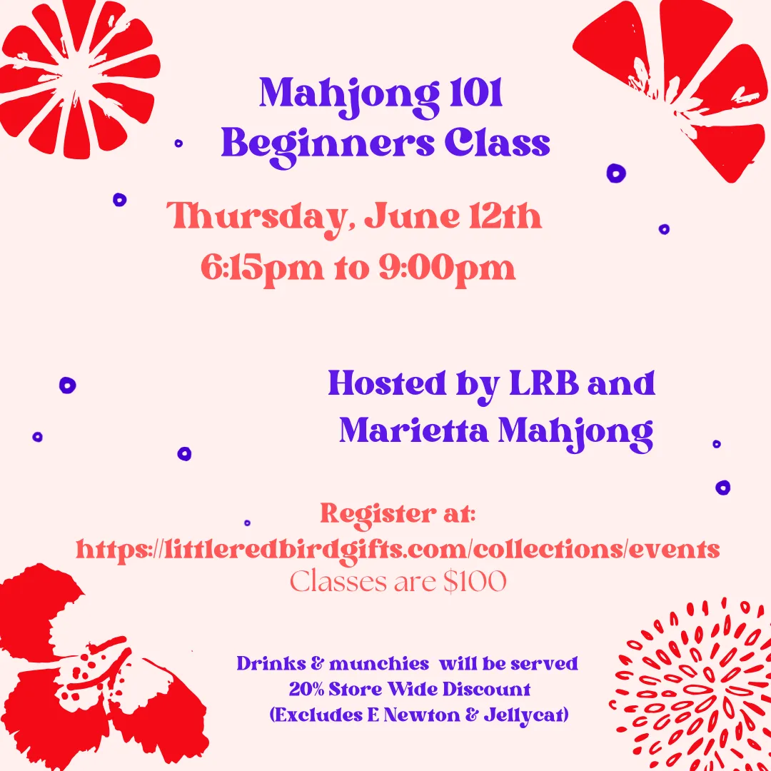 Mahjong 101 Beginners Class - June 12th
