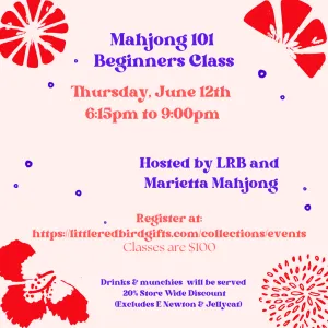 Mahjong 101 Beginners Class - June 12th