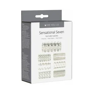 Me You Us Sensational Seven Textured Sleeves 7-Piece Set