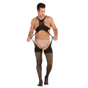 Men's Sexy Open-file Sexy Pantyhose Underwear