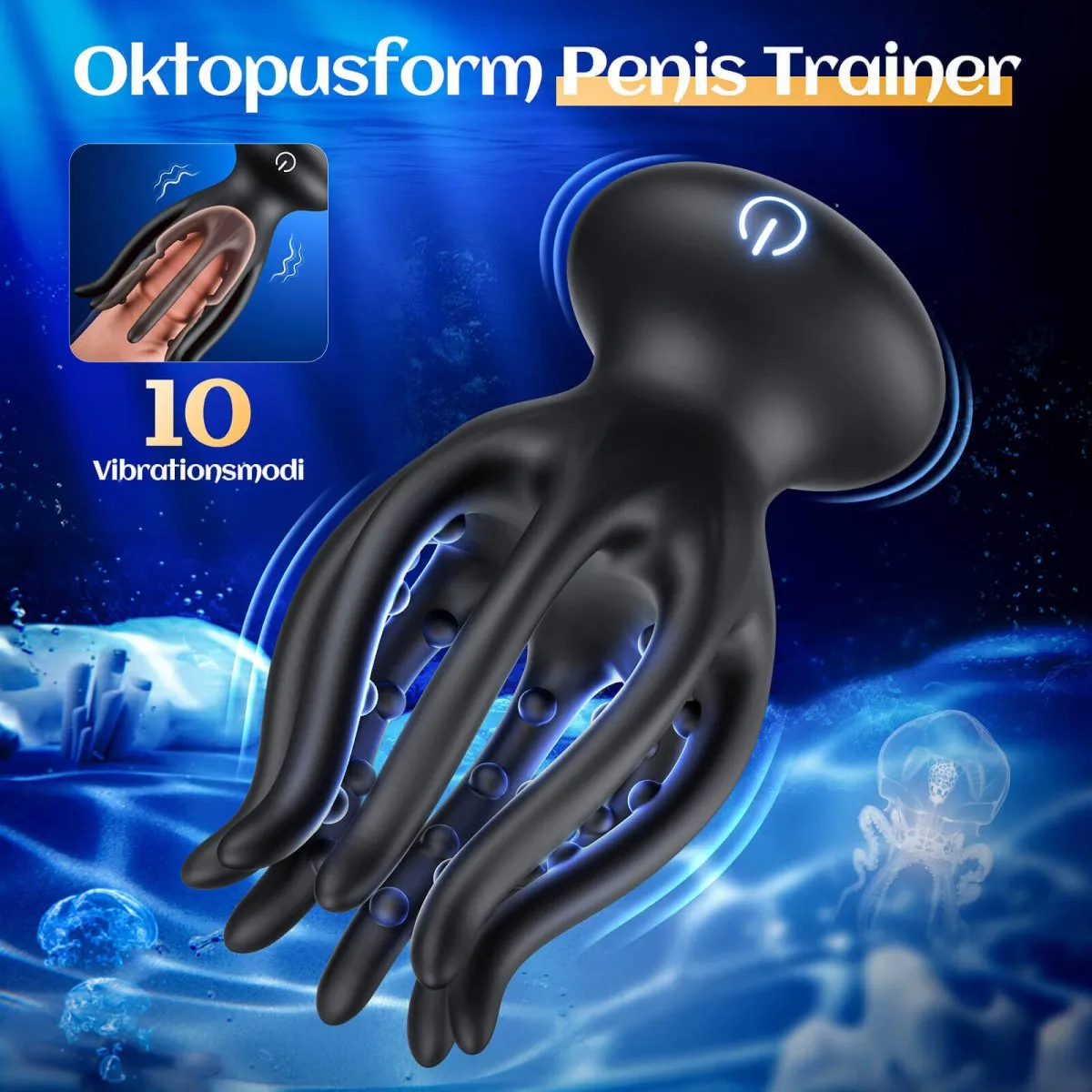 MoYu| New Octopus Vibrating Penis Trainer