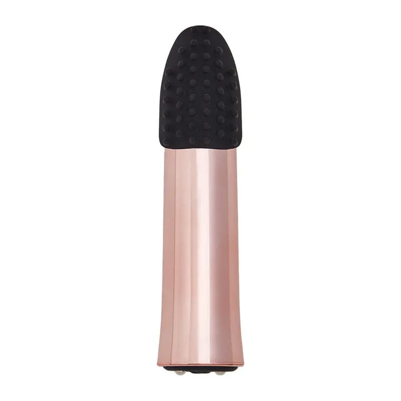 Nu Sensuelle - Point Plus Rechargeable Bullet Vibrator with Head Attachments (Rose Gold)