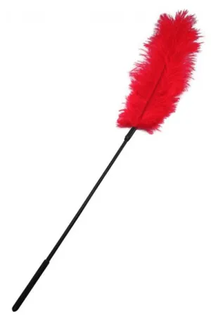 Ostrich Tickler in Red