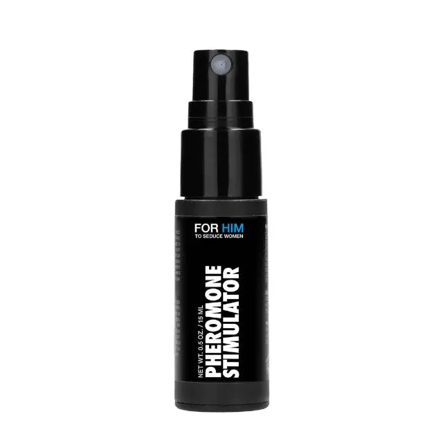 Parfum spray cu feromoni PHARMQUESTS Pheromone Stimulator. pentru bărbați. cu note de citrice. iasomie și trandafir. 15 ml