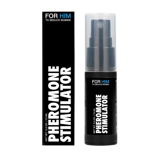 Parfum spray cu feromoni PHARMQUESTS Pheromone Stimulator. pentru bărbați. cu note de citrice. iasomie și trandafir. 15 ml