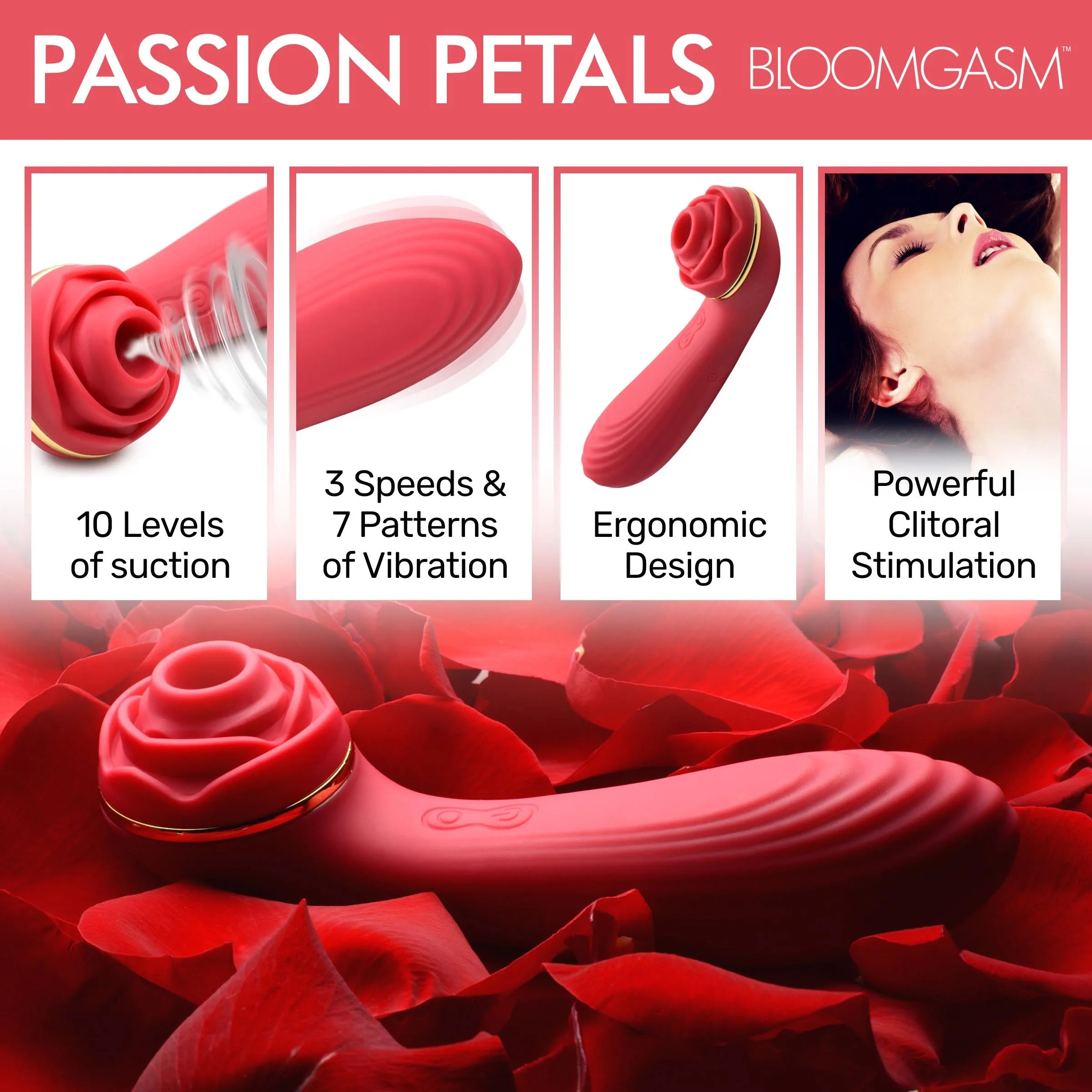 Passion Petals Suction Rose Vibrator