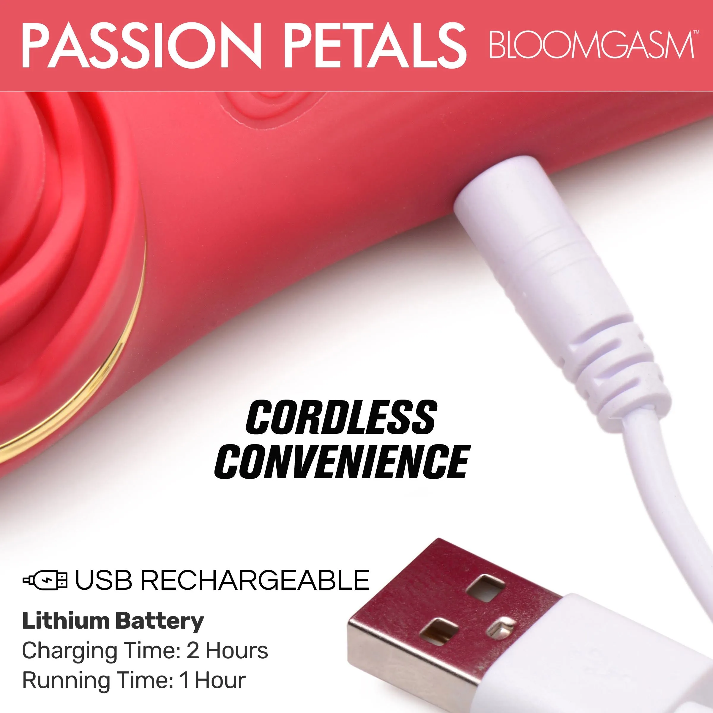Passion Petals Suction Rose Vibrator