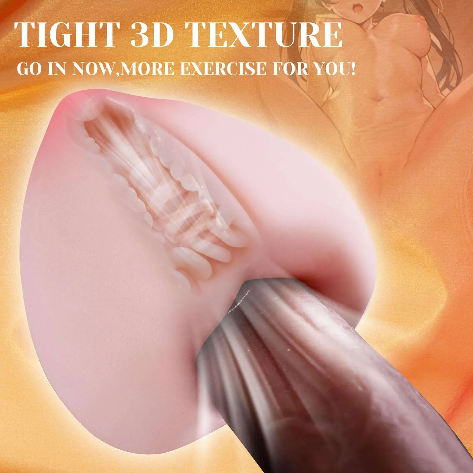 Pocket Masturbator Cup - Male Sex Toys Lifelike Peach-Shape Dolls - Domlust