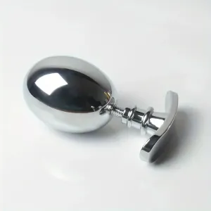 Premium Heavy Duty Metal Butt Plug Detachable G-Spot AV Massage Stick