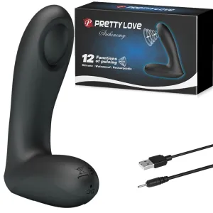 Pretty Love Archenemy Anal Prostate Massager Tapping Vibrator Silicone