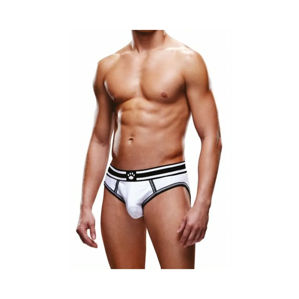 Prowler Open Brief White/Black XL