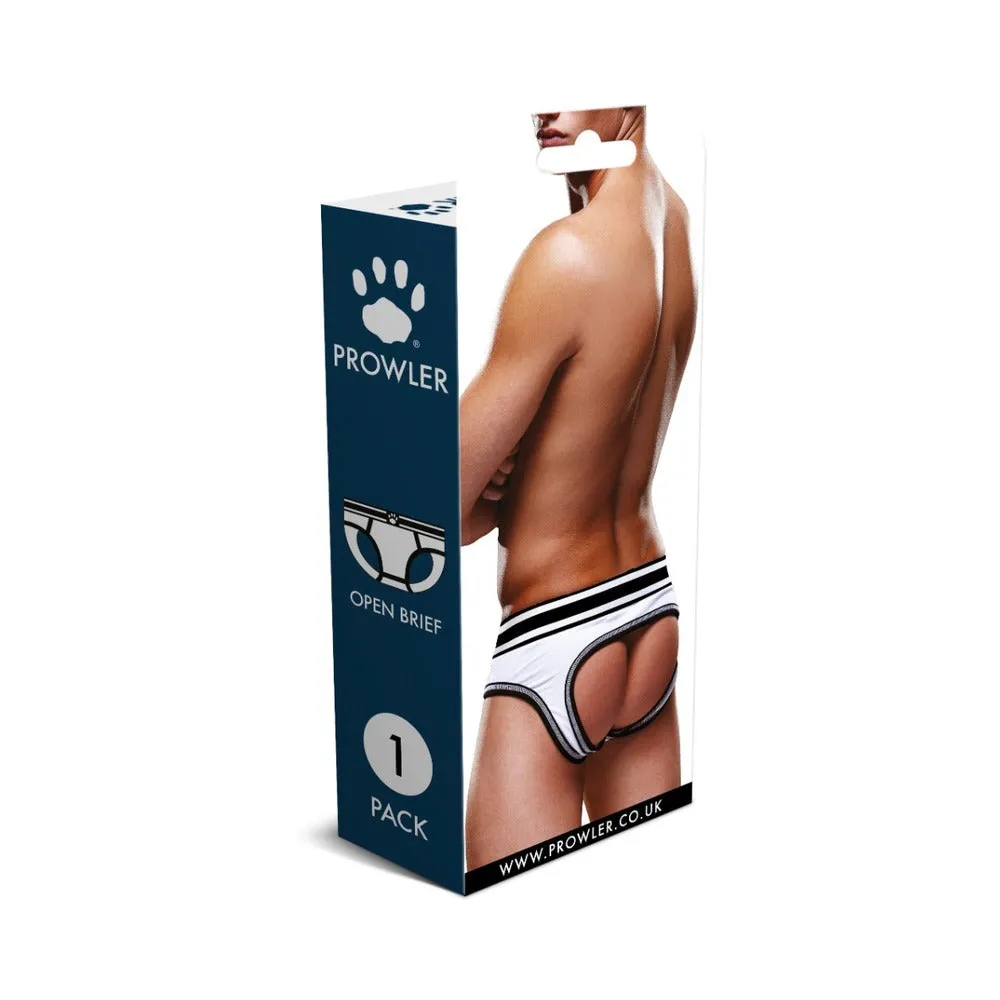 Prowler Open Brief White/Black XL