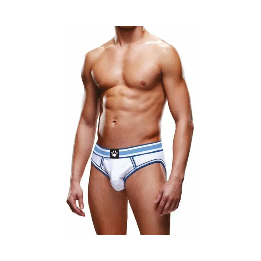 Prowler Open Brief White/Blue XL