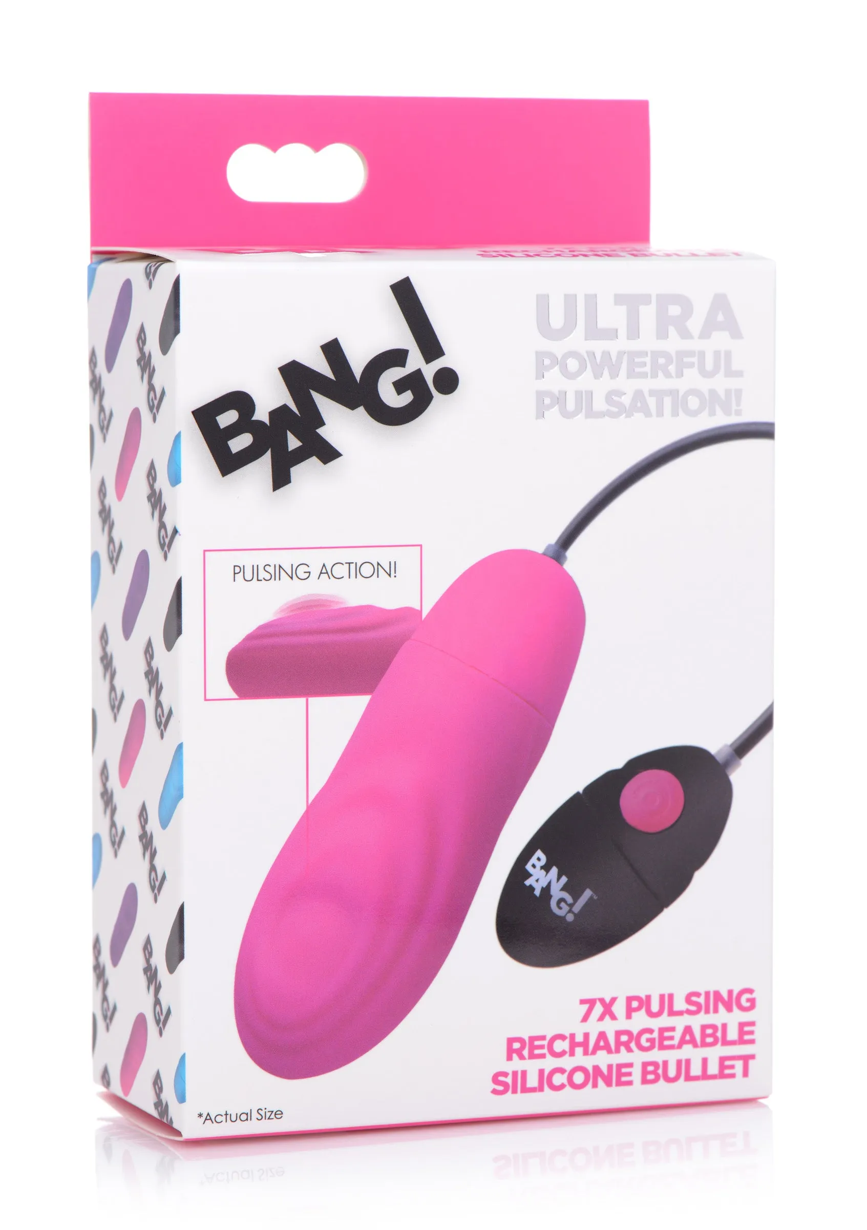 Pulsing Rechargeable Silicone Vibrator