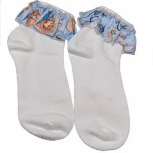 Puppy Pals Ribbon Ruffle Socks