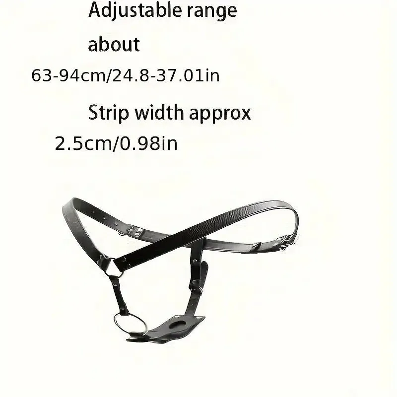 Removable Sexy Adjustable Cock Ring Harness With Anal Plug Dildo Strap