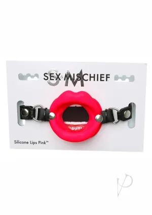 Sandm Silicone Lips Red