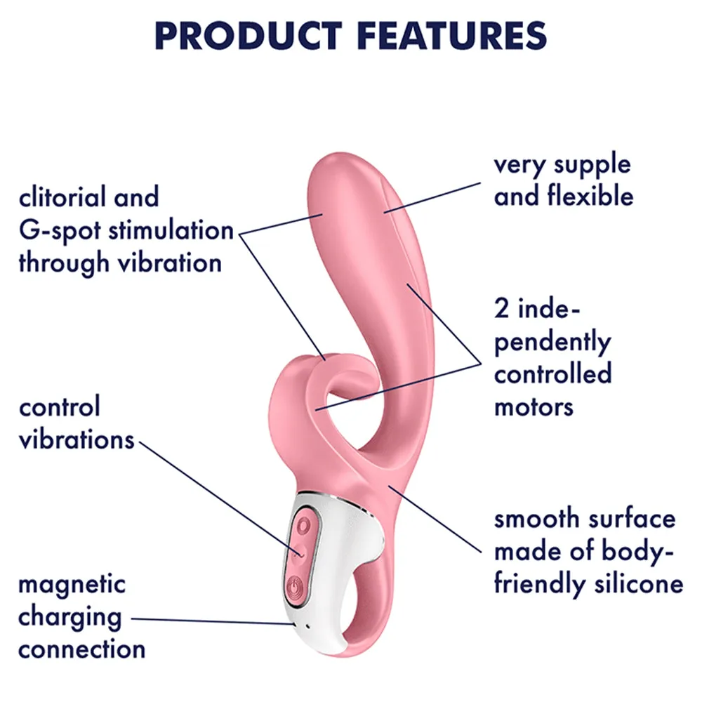 Satisfyer Hug Me G-Spot Rabbit Vibrator Couples App Control USB Sex Toy