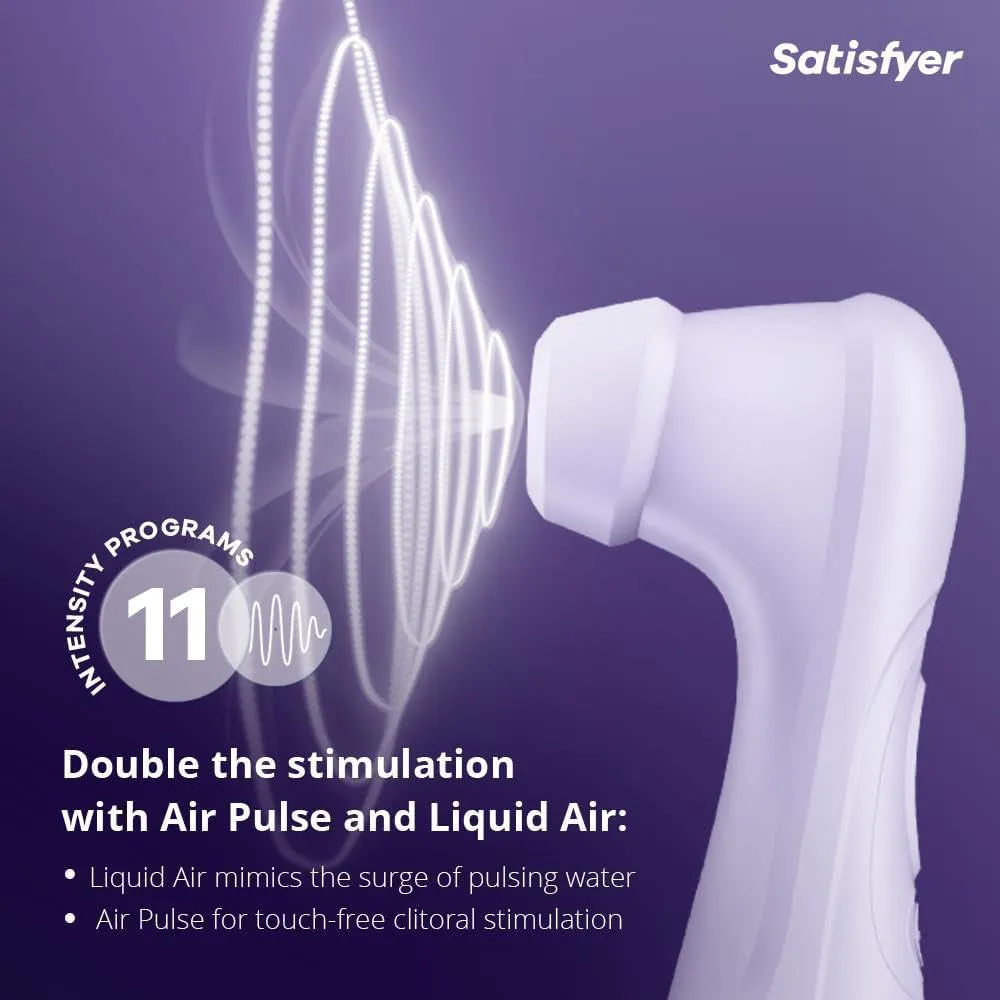 Satisfyer Pro 2 Gen 3 G3 Liquid Air Pulse Clitoral Stimulator Vibrator Purple