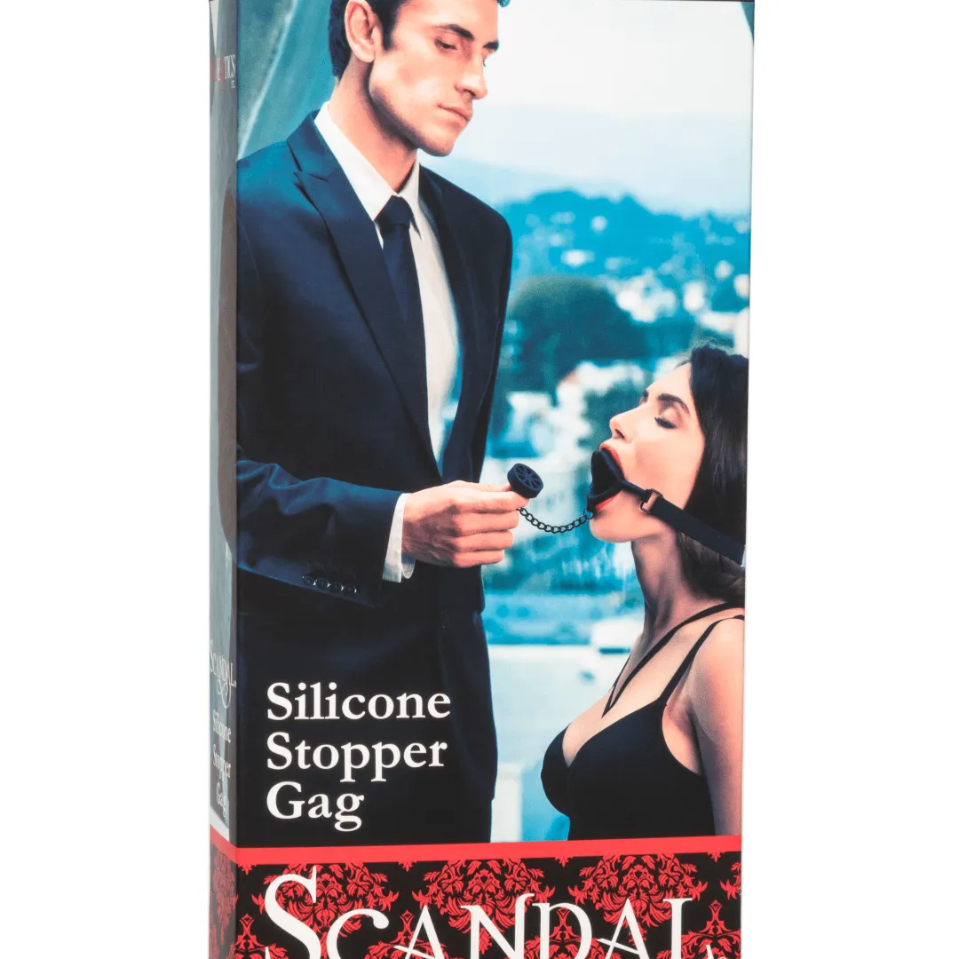 Scandal Silicone Stopper Gag