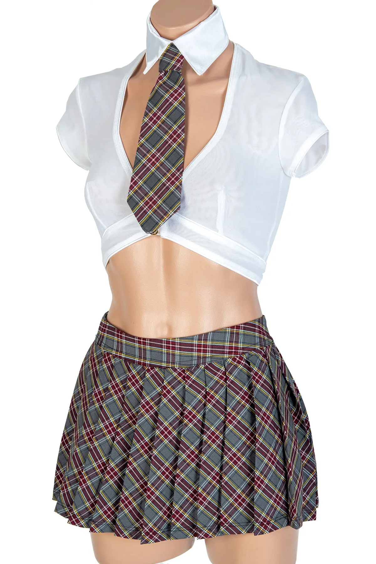 School Girl Collar with Tie