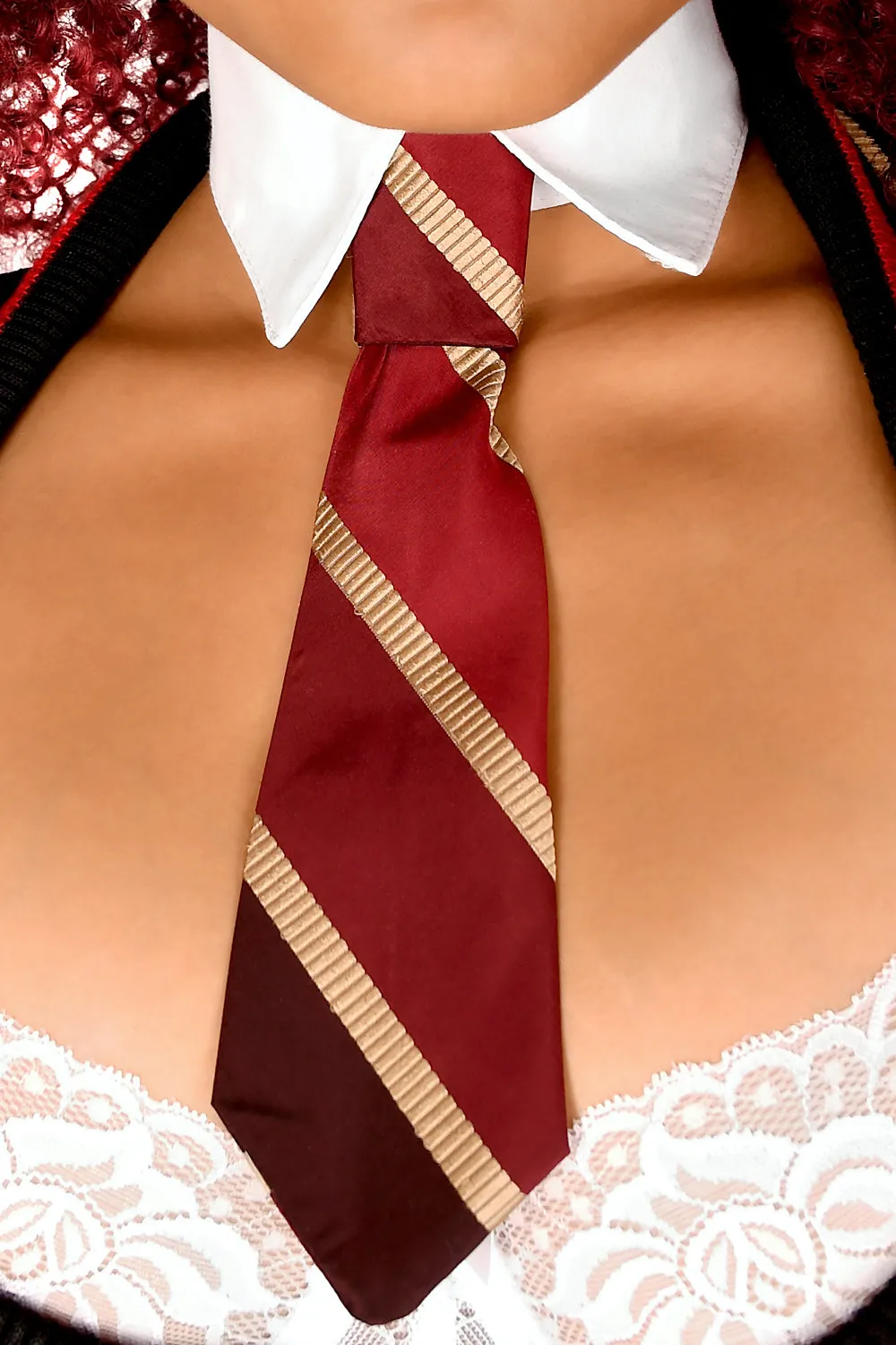 School Girl Collar with Tie