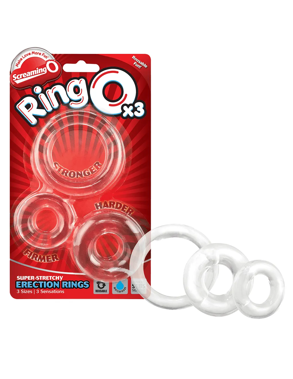 Screaming O Ring O 3pk Cockrings