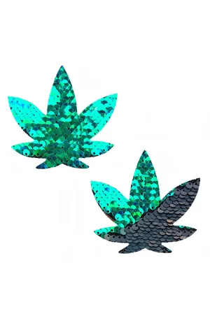 Sequin Dope AF Weed Pasties