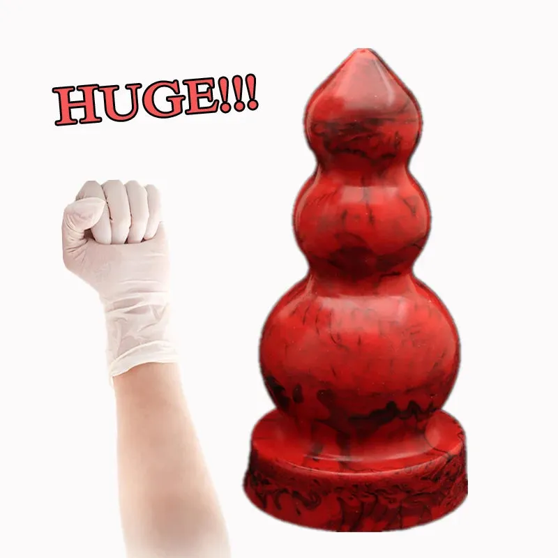 Silicone Anal Dildos - Huge Soft Anal Plug Prostate Massage Milk for Men Women