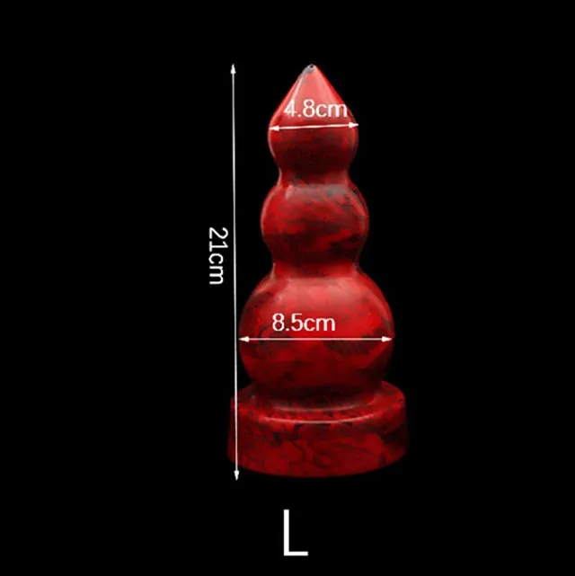 Silicone Anal Dildos - Huge Soft Anal Plug Prostate Massage Milk for Men Women