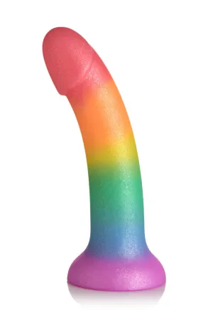 Simply Sweet 6.5 Phallic Rainbow Dildo