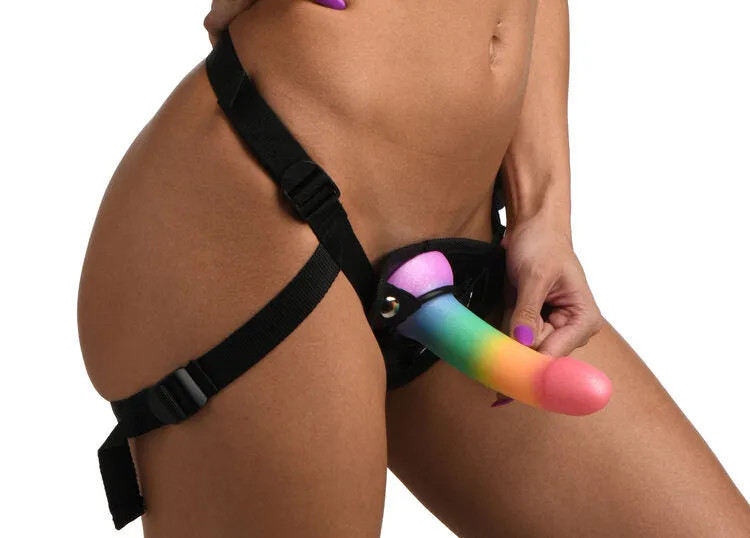 Simply Sweet 6.5 Phallic Rainbow Dildo
