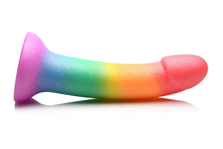 Simply Sweet 6.5 Phallic Rainbow Dildo