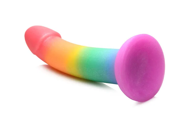 Simply Sweet 6.5 Phallic Rainbow Dildo