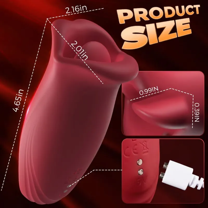 Sizzle - Biting and Licking Clitoris Stimulator Nipple Sucking Female Vibrator