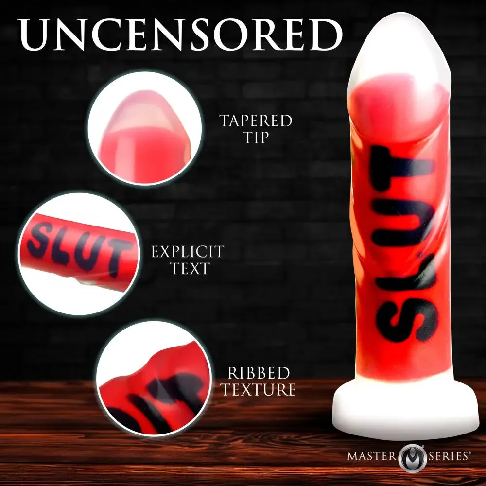 Slut Dildo Silicone Suction Cup Dildo Sex Toy