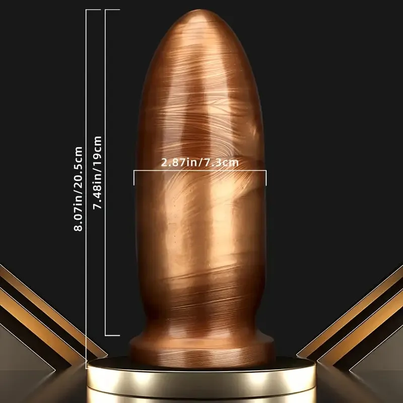 Soft PVC Anal Plug Comfortable Heavy-Duty Butt Plug For Men Women
