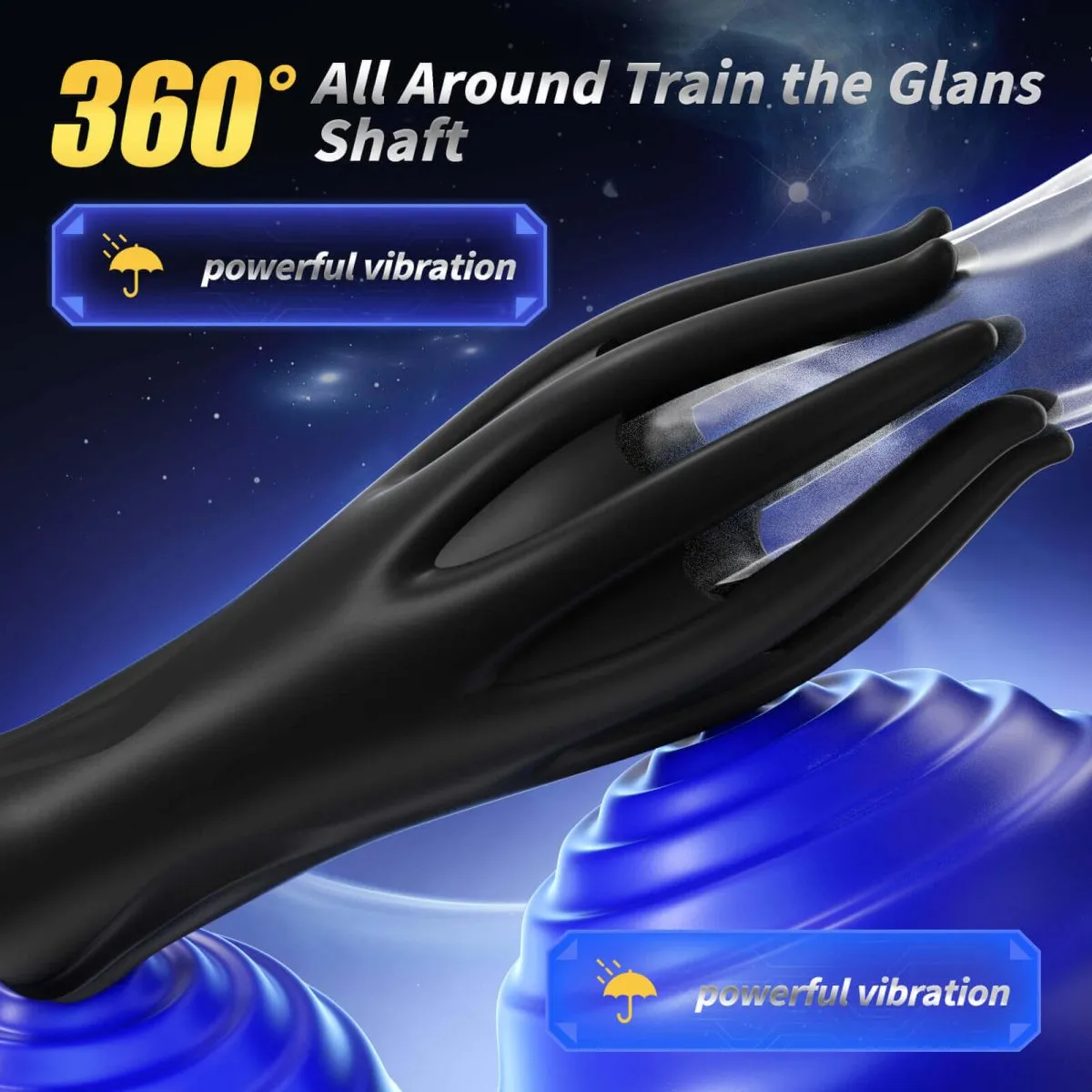 TALONS 2 in 1 Male Vibrating Penis Trainer Sex Toy