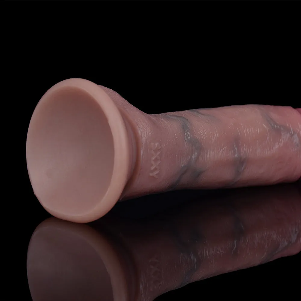 Thick Realistic Dildo Anal Butt Plug Sex Toy for Women - Lifelike Soft Suction Cup Prostate Massager