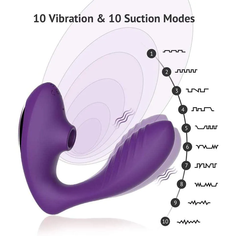 Tracy's Dog - Clitoral Air Stimulator Sucking Vibrator with Remote OG 2