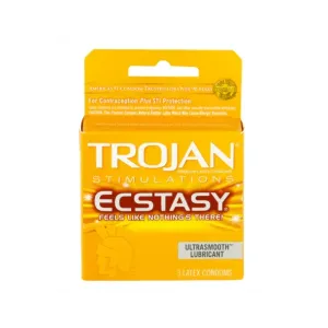 Trojan Ultra Ribbed Ecstacy Condoms