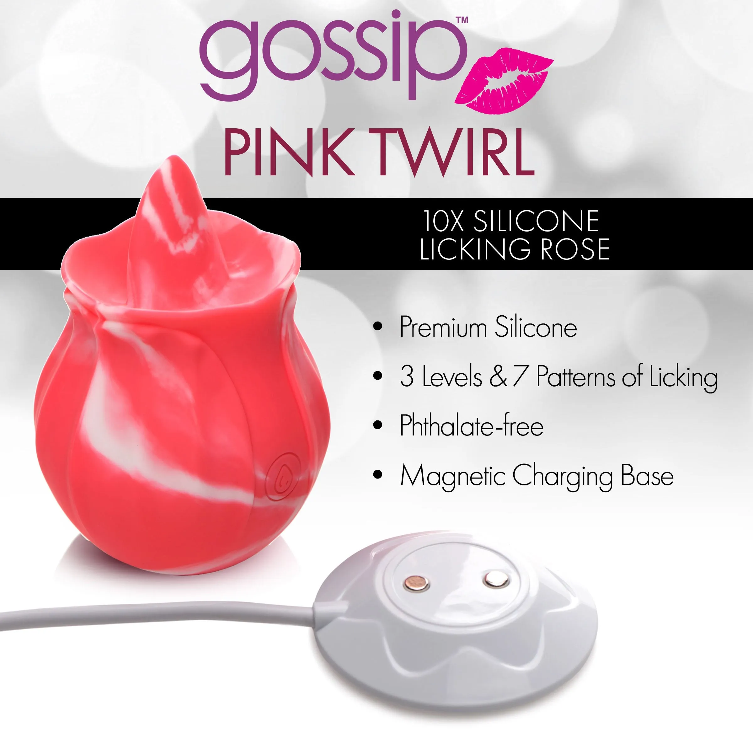 Twirl Licking Rose
