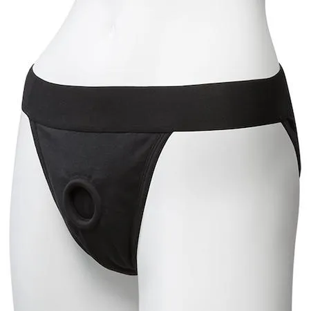 Vac-U-Lock Full Back Panty Harness with Plug