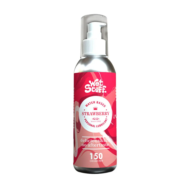 Wet Stuff Strawberry Edible Water-Based Lubricant 150g
