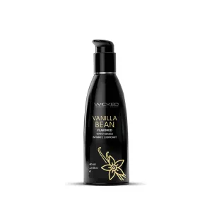 Wicked Aqua Vanilla Bean Flavoured Water Based Lubricant 60ml